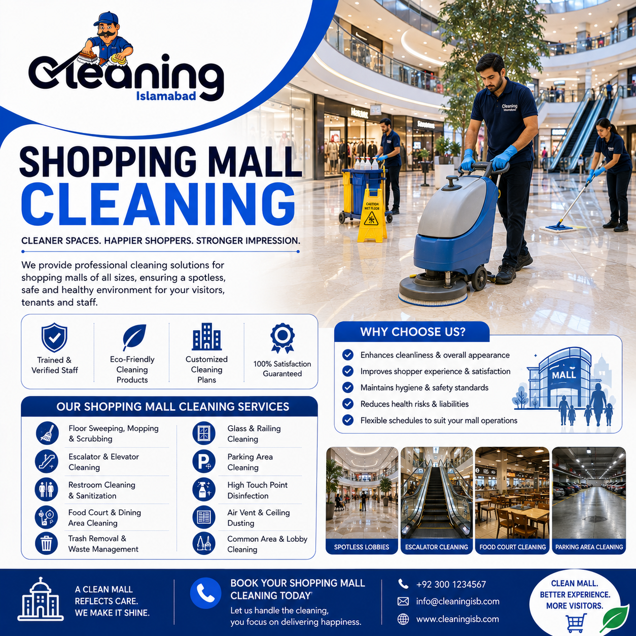 Shopping Mall Cleaning