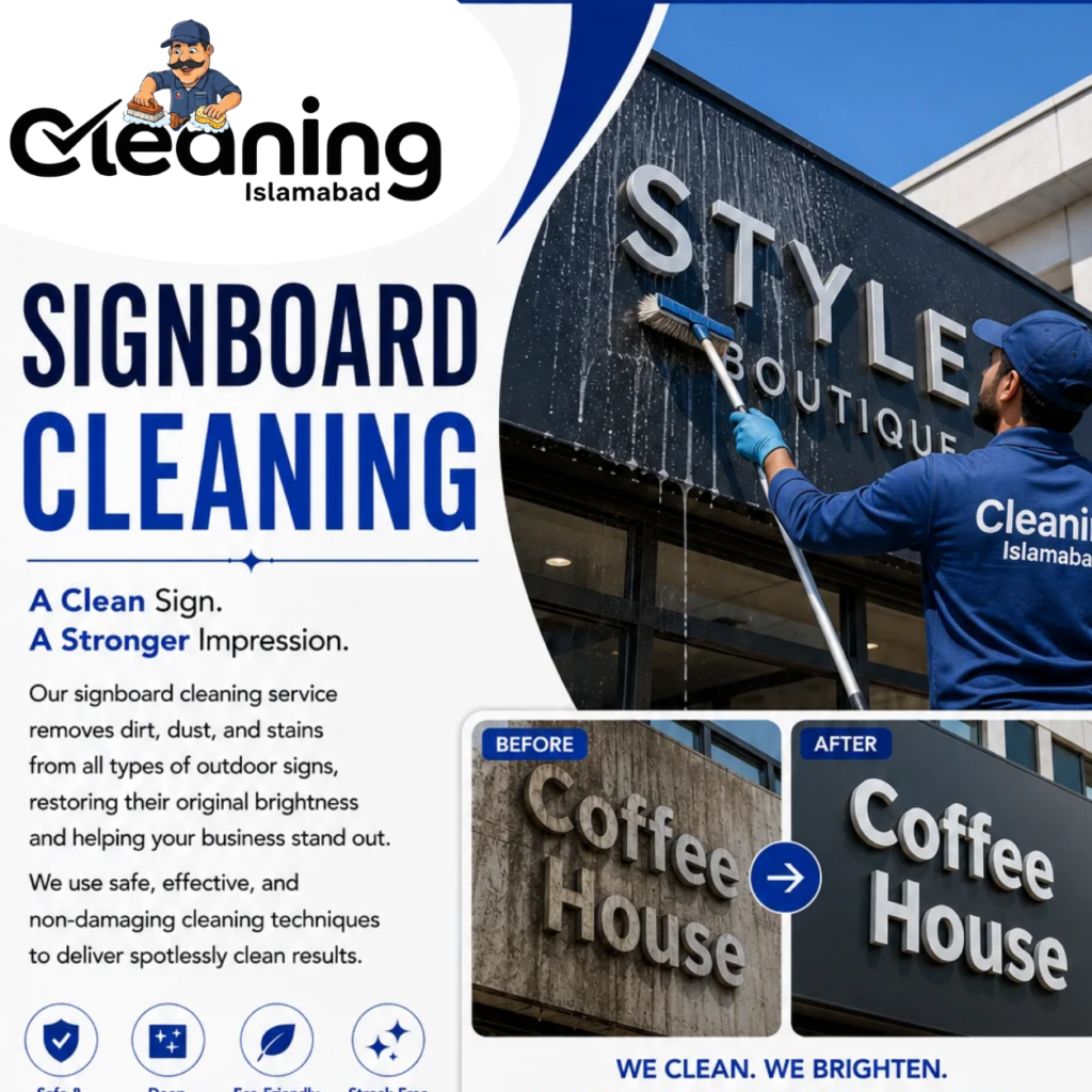 Signboard Cleaning
