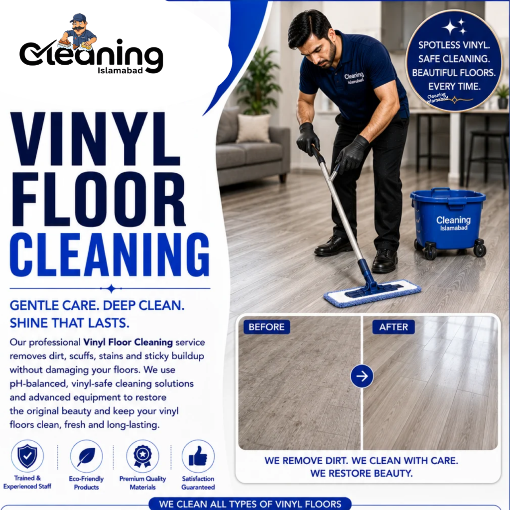 Vinyl Floor Cleaning