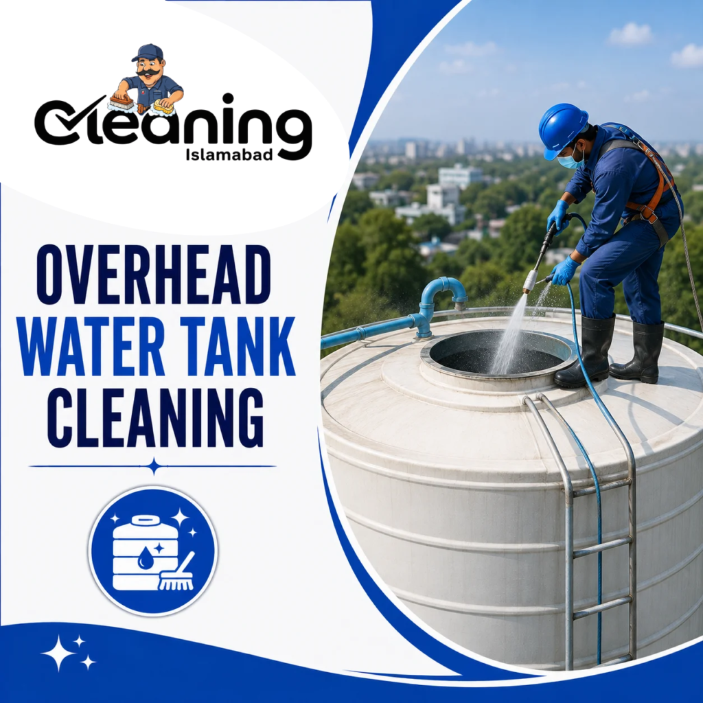 Overhead Water Tank Cleaning